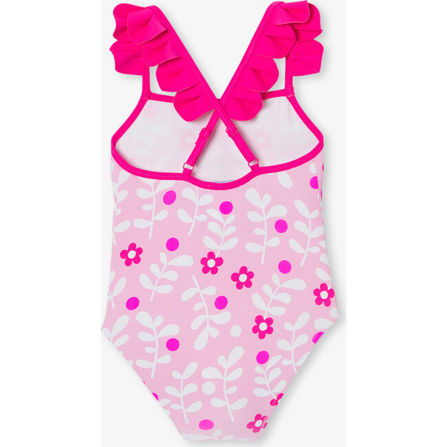 Girl One Piece Swimsuit Pink/Multicolour - One Pieces - 6