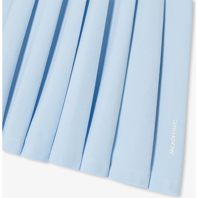 Girl Polo Dress White/Blue - Dresses - 5