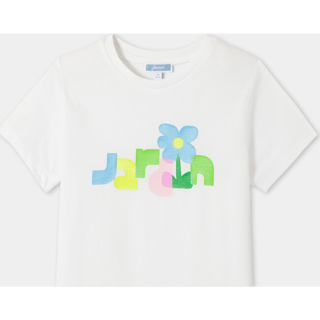 Girl Jersey T-Shirt White - T-Shirts - 3