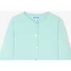 Girl Jersey Cardigan Aqua - Cardigans - 3