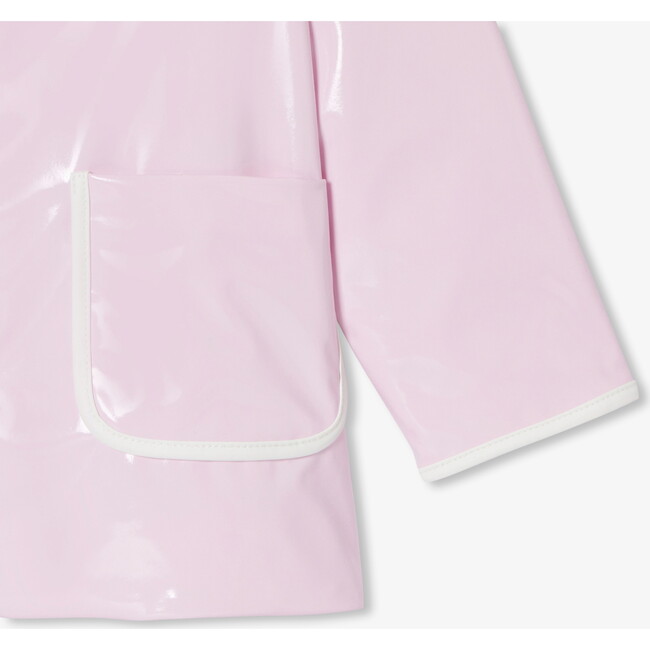 Girl Matte Raincoat  Powder Pink - Raincoats - 4