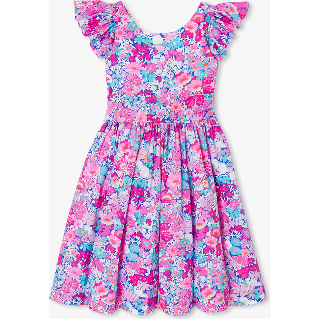 Girl Halter Dress Blue/Multicolour - Dresses - 1