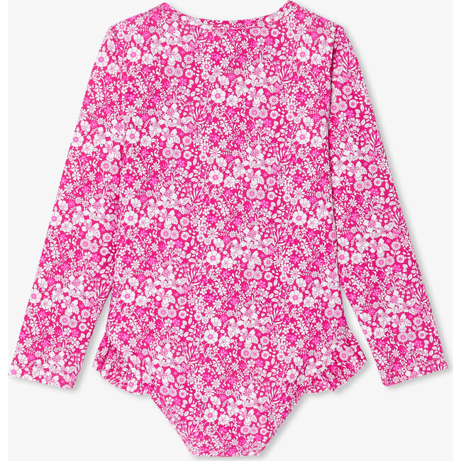 Girl Full Coverage Swimsuit Pink/Multicolour - Rash Guards - 2