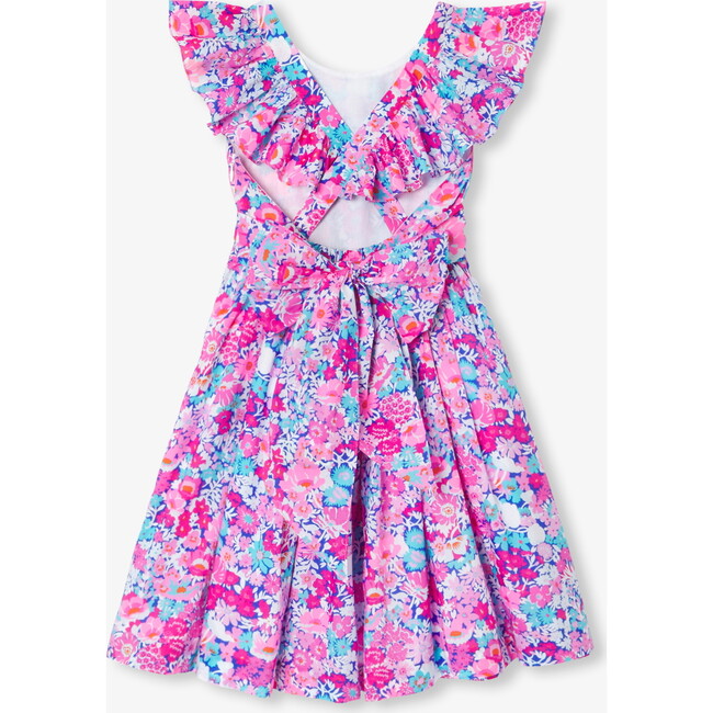 Girl Halter Dress Blue/Multicolour - Dresses - 3