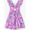 Girl Halter Dress Blue/Multicolour - Dresses - 3 - thumbnail