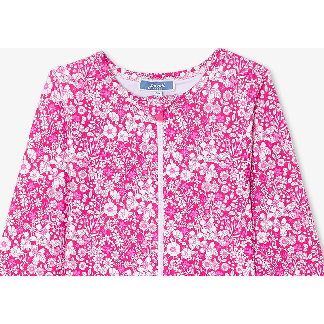 Girl Full Coverage Swimsuit Pink/Multicolour - Rash Guards - 3