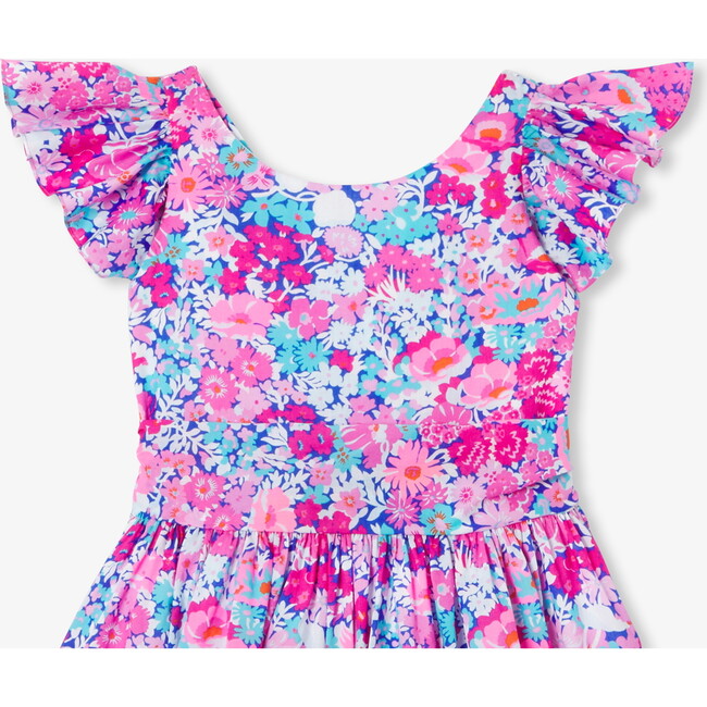 Girl Halter Dress Blue/Multicolour - Dresses - 4