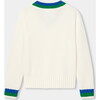 Children's Cable/Knit Sweater Soft White - Sweaters - 2 - thumbnail