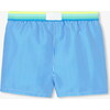 Boy's Swim Shorts Blue/White - Swim Trunks - 2 - thumbnail