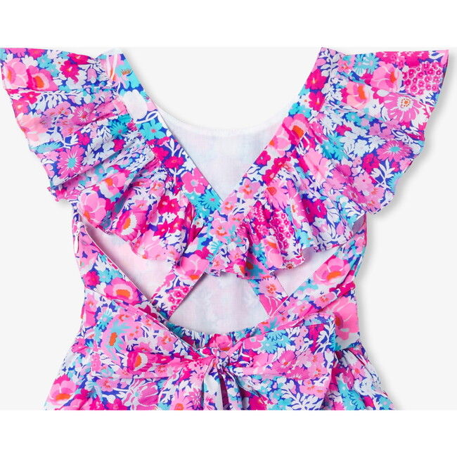 Girl Halter Dress Blue/Multicolour - Dresses - 5