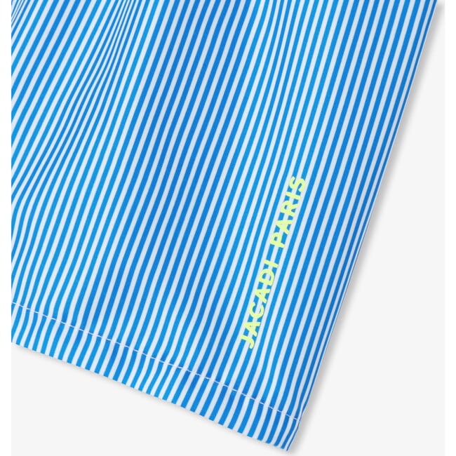 Boy's Swim Shorts Blue/White - Swim Trunks - 3