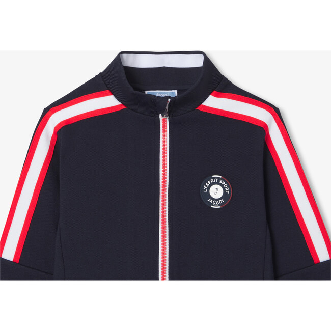 Boy's Zipped Cardigan Navy - Cardigans - 3