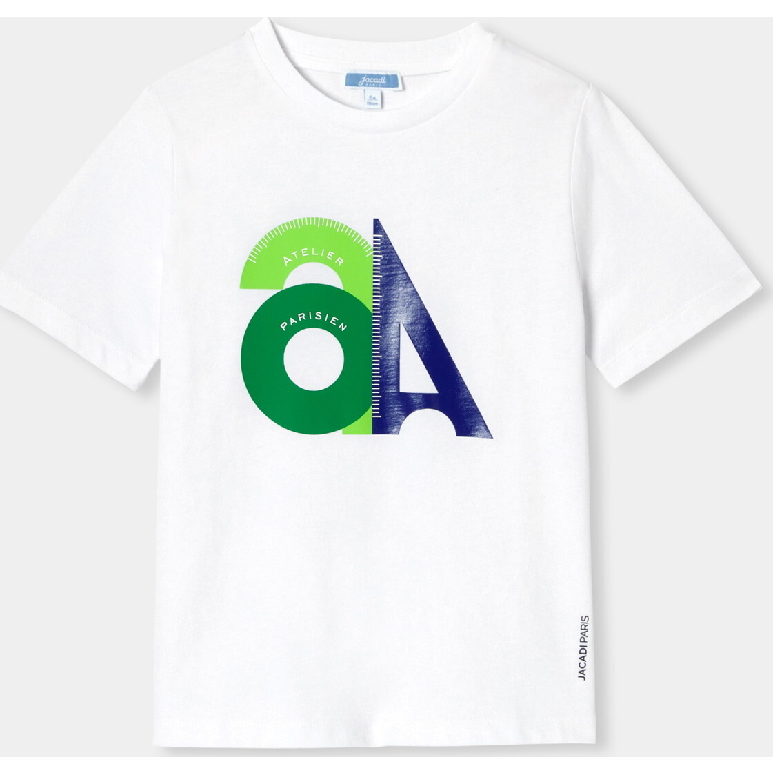 Boy's Short Sleeve T-Shirt  White - T-Shirts - 1