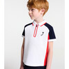 Boy's Polo Shirt White/Red - Polo Shirts - 2 - thumbnail
