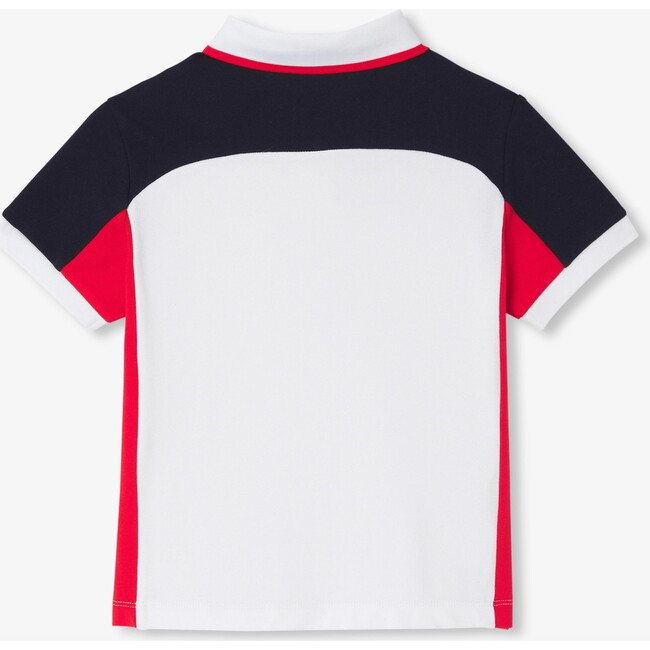 Boy's Polo Shirt White/Red - Polo Shirts - 3