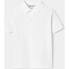 Boy's Polo Shirt White - Polo Shirts - 1 - thumbnail