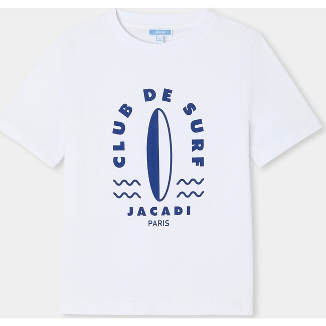 Boy's Jersey T-Shirt White - T-Shirts - 1