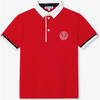 Boy's Polo Shirt Bright Red - Polo Shirts - 1 - thumbnail