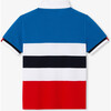 Boy's Polo Shirt, Short Sleeves White/Red - Polo Shirts - 2 - thumbnail