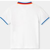 Boy's Polo Shirt In Cotton Piqué  White - Polo Shirts - 3