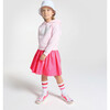 Girl Taffeta Skirt Neon Pink - Skirts - 3