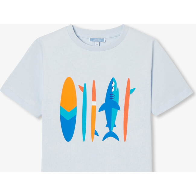 Boy's Jersey T-Shirt Blue - T-Shirts - 3