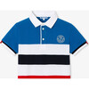 Boy's Polo Shirt, Short Sleeves White/Red - Polo Shirts - 3 - thumbnail