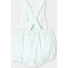 Baby Linen Romper Light Almond Green - Rompers - 2 - thumbnail