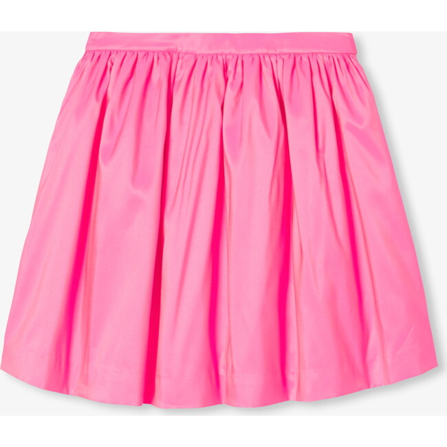 Girl Taffeta Skirt Neon Pink - Skirts - 4