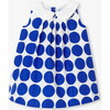 Baby Girl Sleeveless Dress White/Blue - Dresses - 1 - thumbnail
