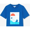 Boy's Jersey T-Shirt Prussian Blue - T-Shirts - 3 - thumbnail