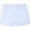 Baby Girl Shorts In Seersucker White/Blue - Shorts - 2