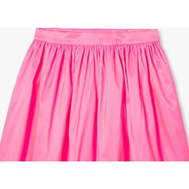 Girl Taffeta Skirt Neon Pink - Skirts - 5