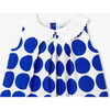 Baby Girl Sleeveless Dress White/Blue - Dresses - 3 - thumbnail
