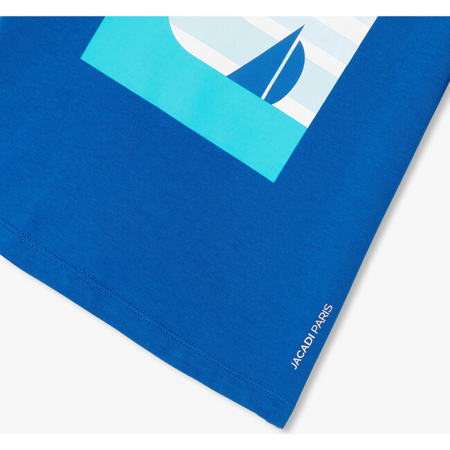 Boy's Jersey T-Shirt Prussian Blue - T-Shirts - 4