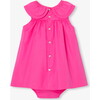 Baby Girl Special Occasion Dress Light Fuchsia - Dresses - 4