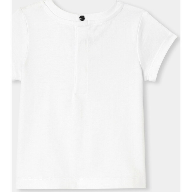 Baby Girl Short Sleeve T-Shirt White - T-Shirts - 3