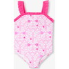 Baby Girl One Piece Swimsuit Pink/White - One Pieces - 1 - thumbnail