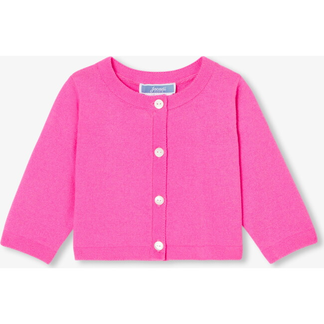 Baby Girl Jersey Cardigan - Cardigans - 1