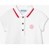 Baby Girl Polo Dress White/Pink - Dresses - 3 - thumbnail