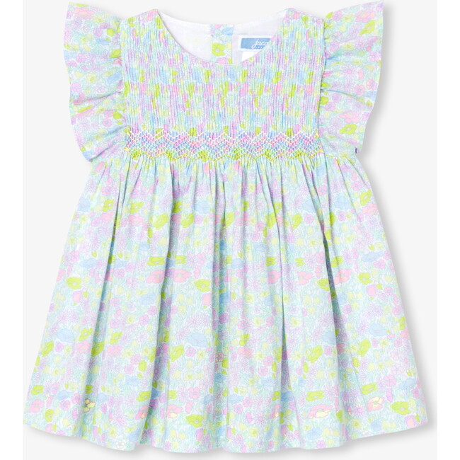 Baby Girl Dress In Liberty Fabric Multicolour - Dresses - 1