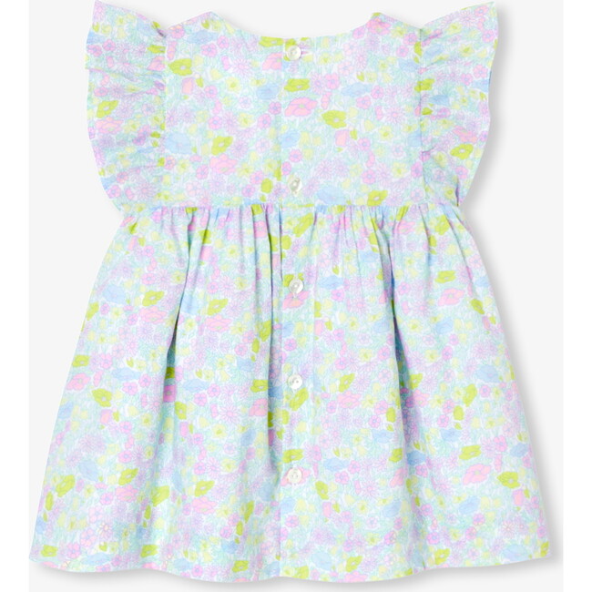 Baby Girl Dress In Liberty Fabric Multicolour - Dresses - 2