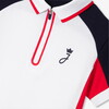 Boy's Polo Shirt, Short Sleeves White/Red - Polo Shirts - 8 - thumbnail