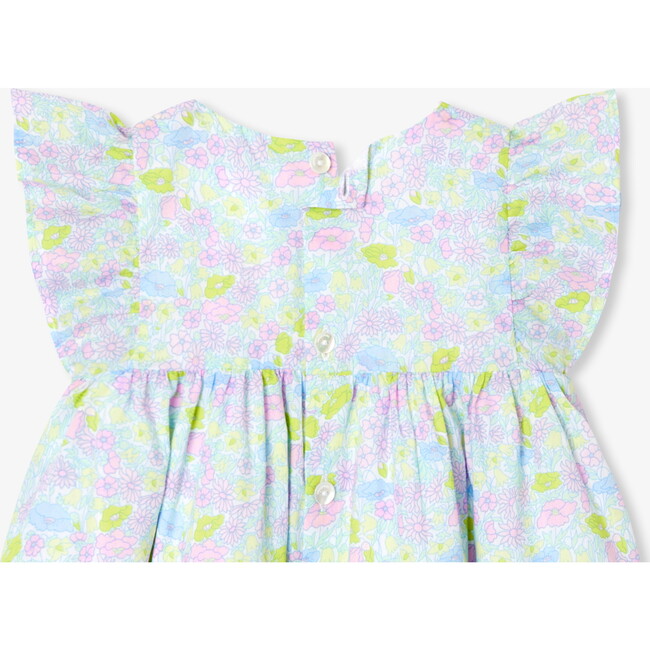 Baby Girl Dress In Liberty Fabric Multicolour - Dresses - 3