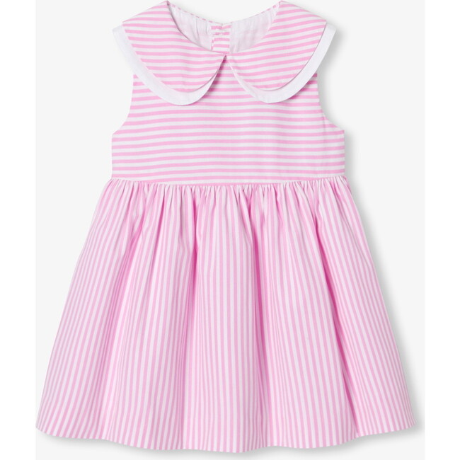 Baby Girl  Striped Dress White/Pink - Dresses - 1
