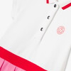 Baby Girl Polo Dress White/Pink - Dresses - 4 - thumbnail