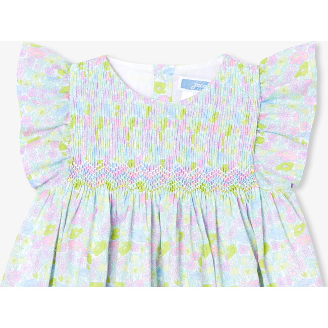 Baby Girl Dress In Liberty Fabric Multicolour - Dresses - 4