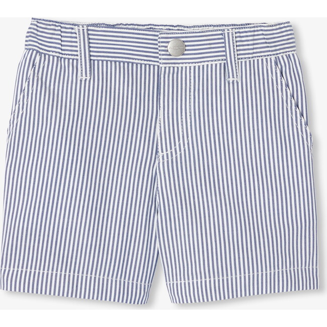 Baby Boy Striped Shorts White/Blue - Shorts - 1