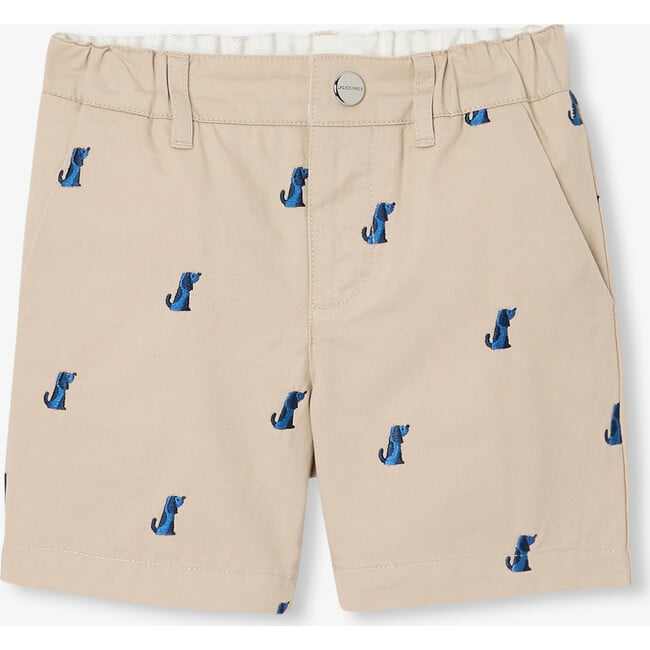 Baby Boy Shorts In Twill Beige - Shorts - 1