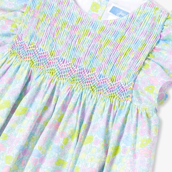 Baby Girl Dress In Liberty Fabric Multicolour - Dresses - 5